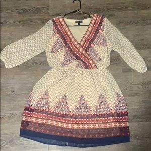 Cute tribe style dress .
